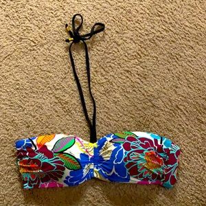 Trina Turk Halter Bandeau Bikini Swimsuit Top